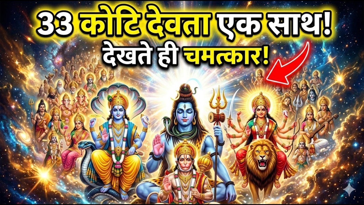 33 कोटि देवी-देवताओं की अद्भुत स्तुति 🙏 | सभी देवी-देवताओं की एक साथ महिमा | सुनते ही मिलेगाआशीर्वाद