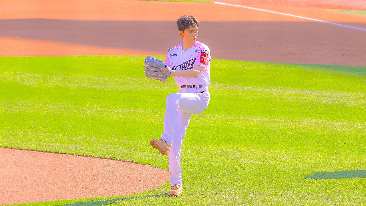 [4K] 250622 KT wiz 인터뷰 + 시구 - Xdinary Heroes O.de(오드)