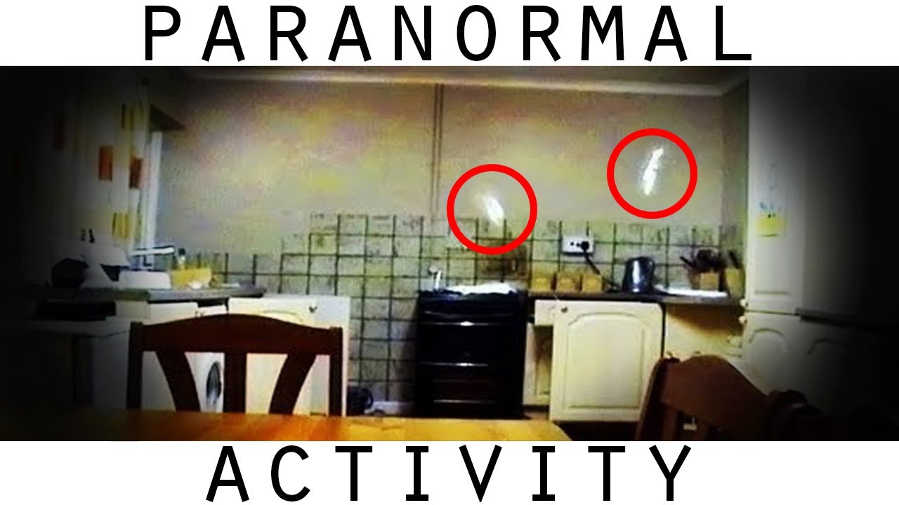 Ghost Caught On Tape. Poltergeist Activity Caught On Video camera.