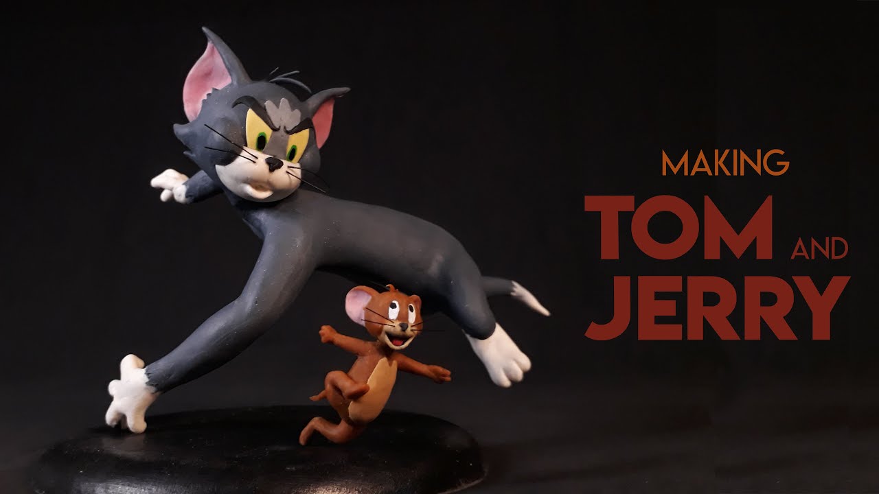 How to Make TOM and JERRY With Polymer Clay
