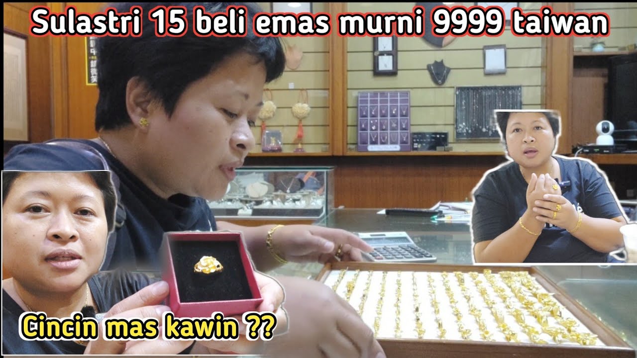 Sulastri 15 Beli Emas Murni 9999 Taiwan ‼️ Pulang Liburan di Jemput Mbah Kakung.