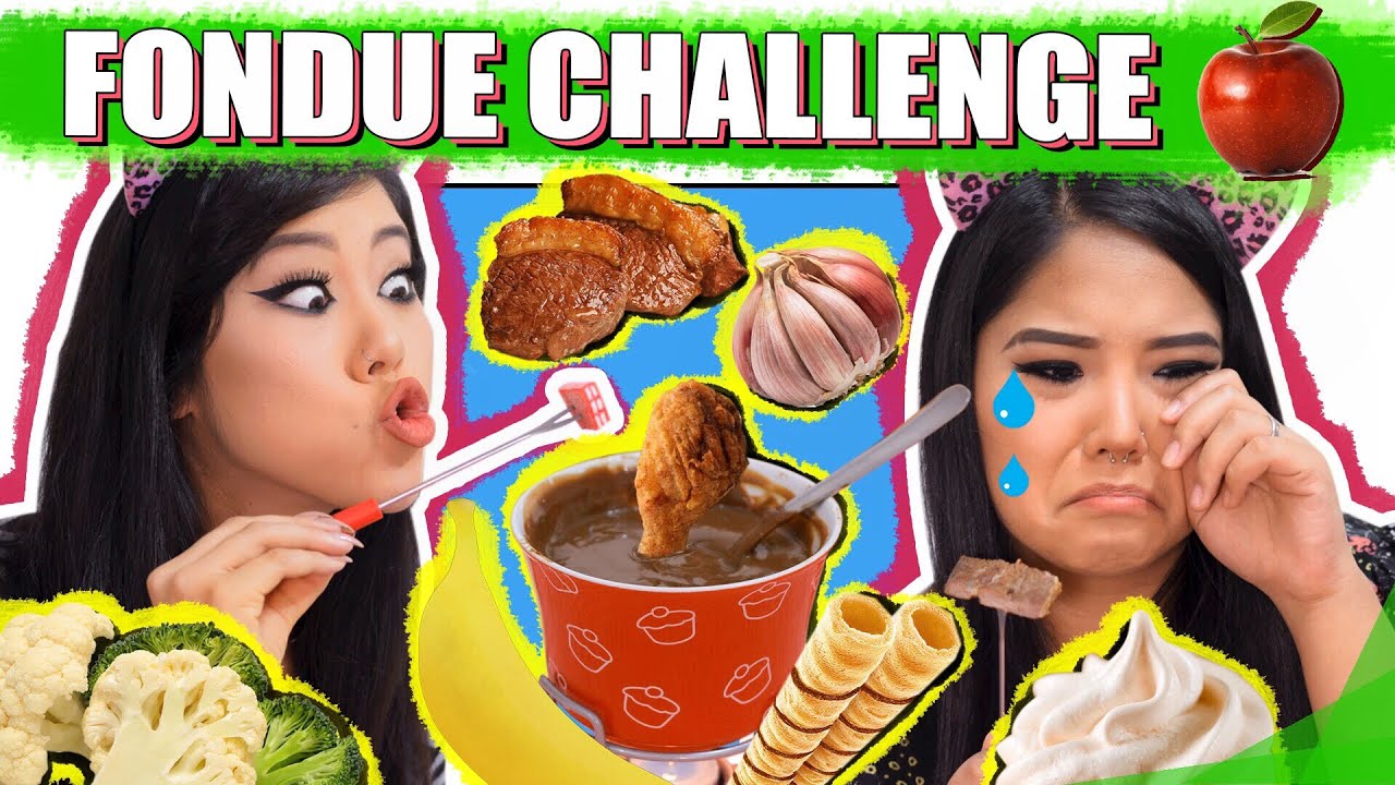 FONDUE CHALLENGE! (DESAFIO DO CHOCOLATE) | Blog das irmãs