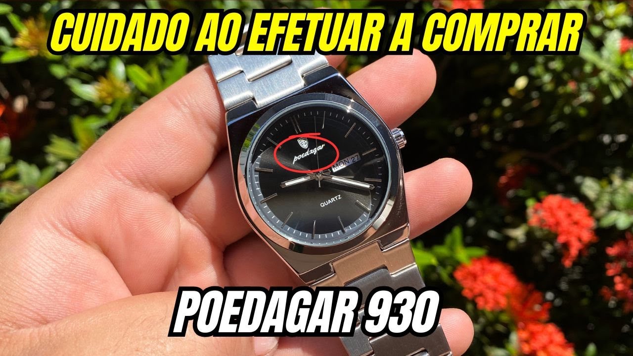 RELÓGIO POEDAGAR 930 COMPRADO NA SHOPEE