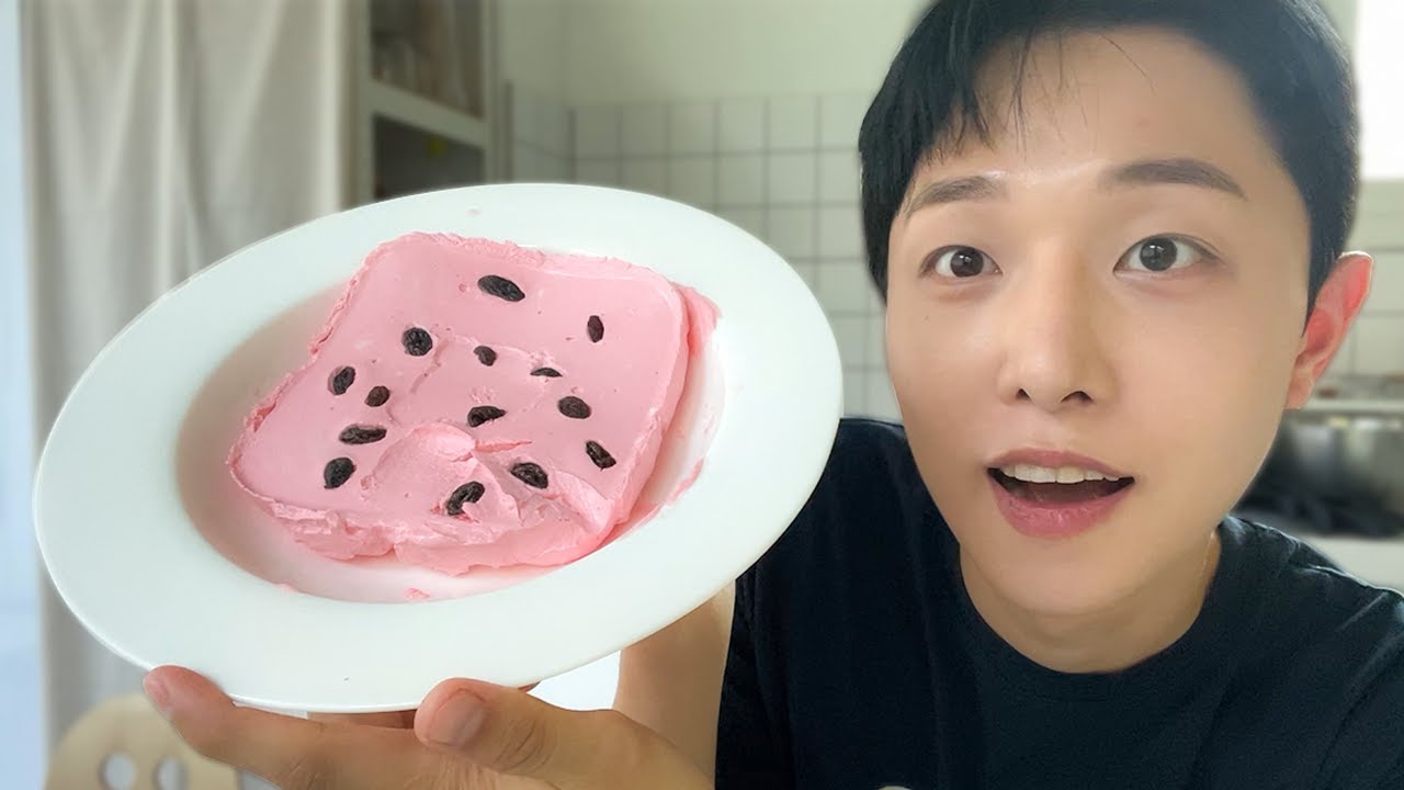 여름가기전에 수박 그릭요거트