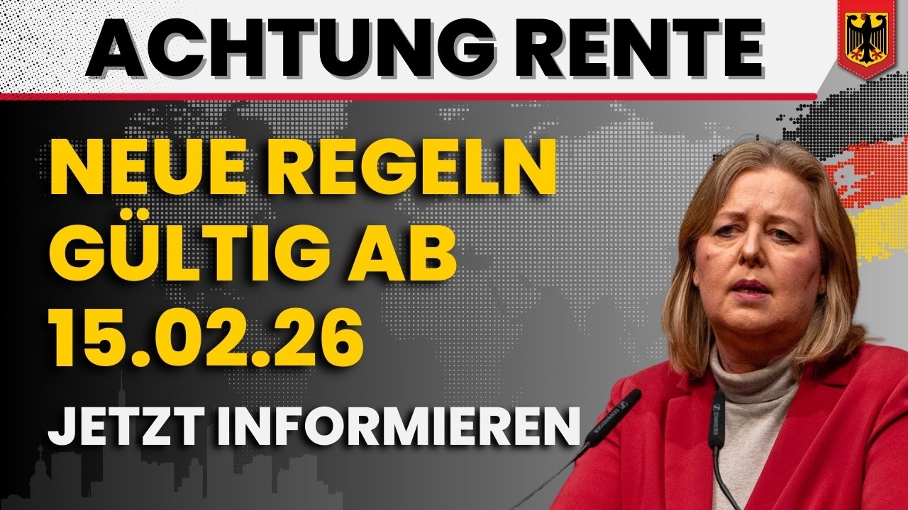 Gesetzliche Rente ab 15. Februar 2026: Diese neuen Regeln betreffen jetzt alle Rentner