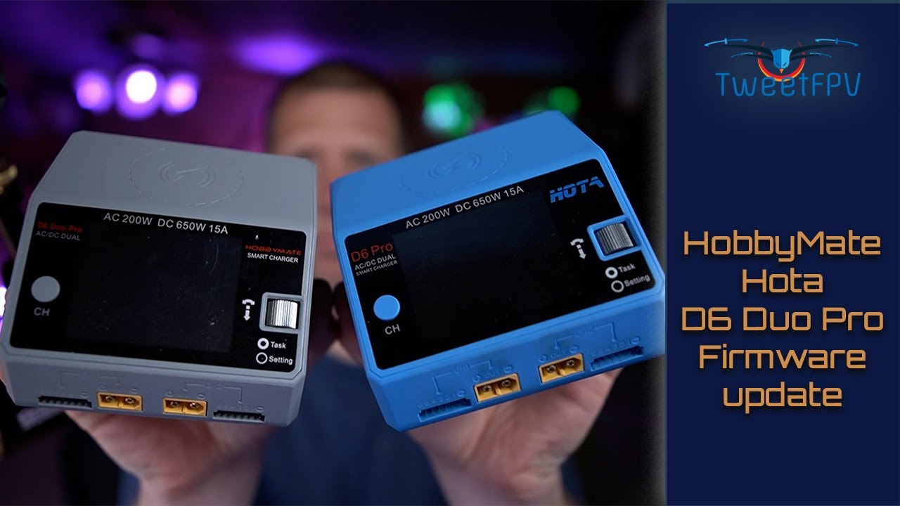 Hota, обновление прошивки Hobbymate D6 Duo Pro.