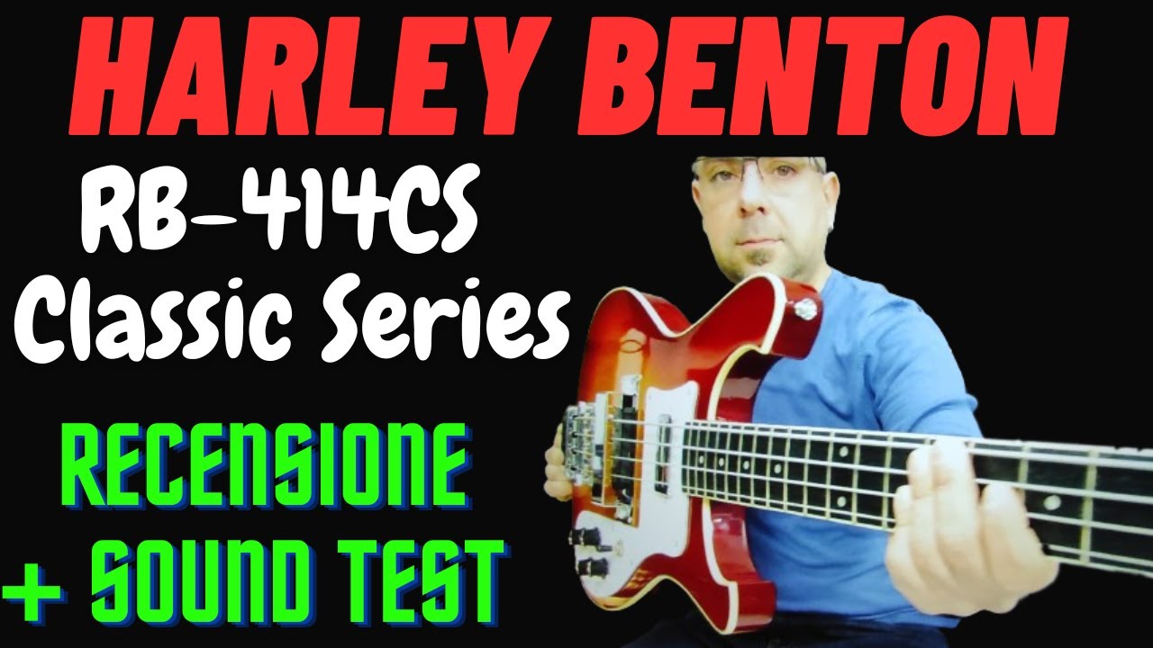 Recensione Harley Benton RB-414CS Classic Series (Rickenbacker Clone)