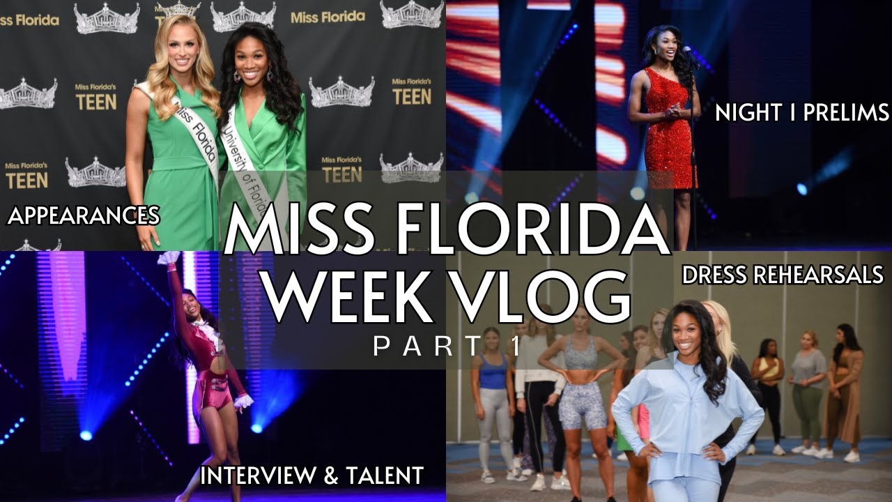 Miss Florida Pageant Vlog Pt. 1
