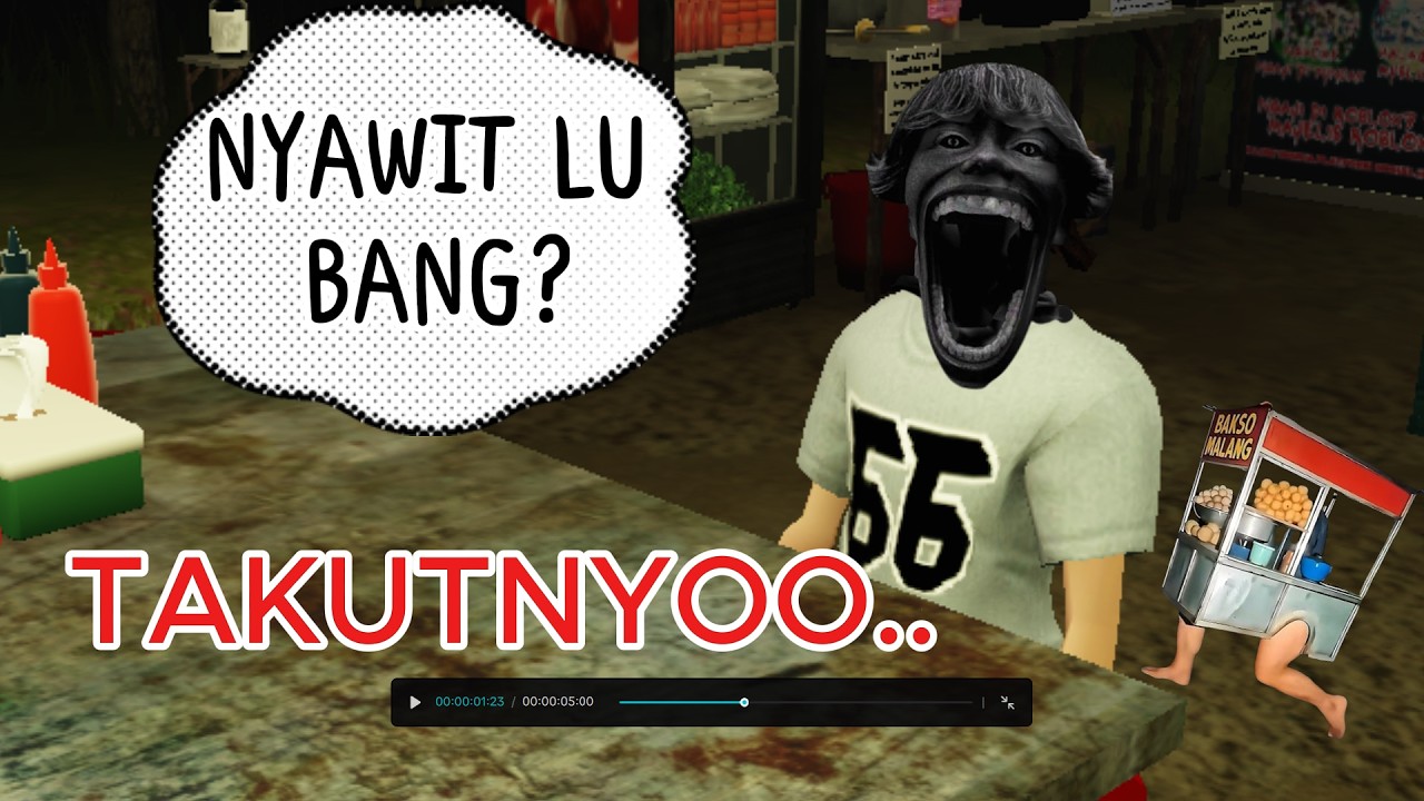 ADA PENUNGGU YANG MENGERIKAN DI BAKSO ANOMALIES!!! #anomali #games#gamingvideos#horror#roblox#gaming