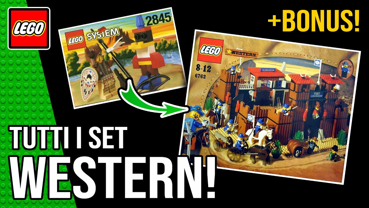 LEGO TUTORIAL - TUTTI I SET WESTERN + UN TEMA SPECIALE BONUS - ECCO I SET DEL PASSATO, SCOPRIAMOLI!