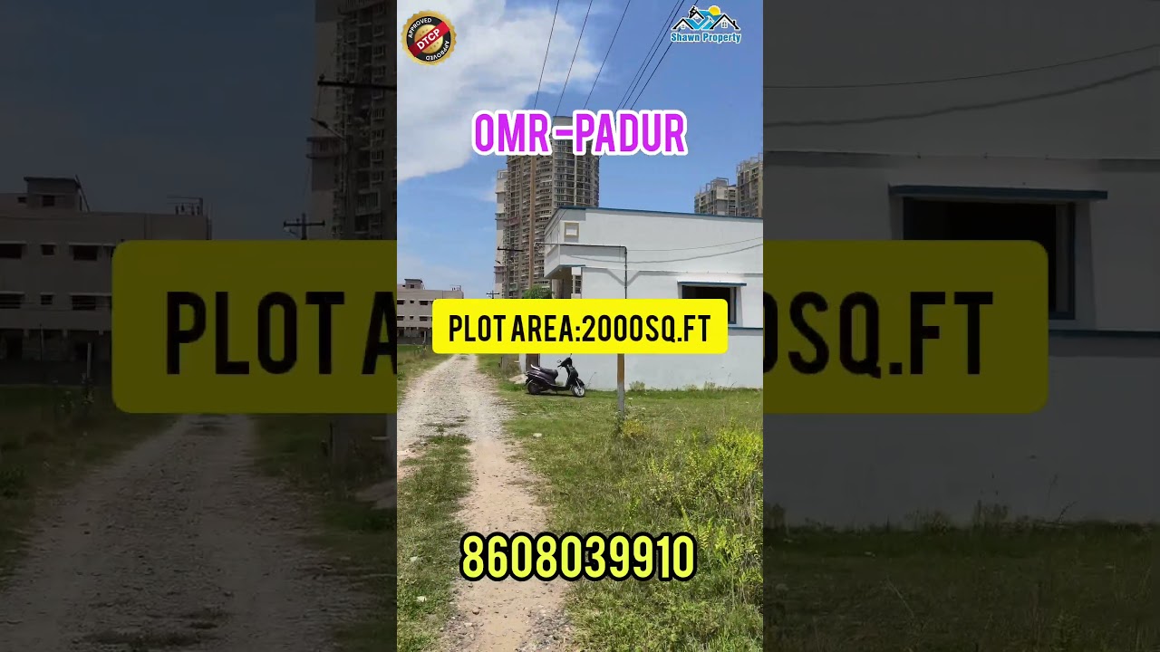 OMR Residential plots for sale in Chennai -OMR|direct Owner|padur |#omrplots #omr #low😍
