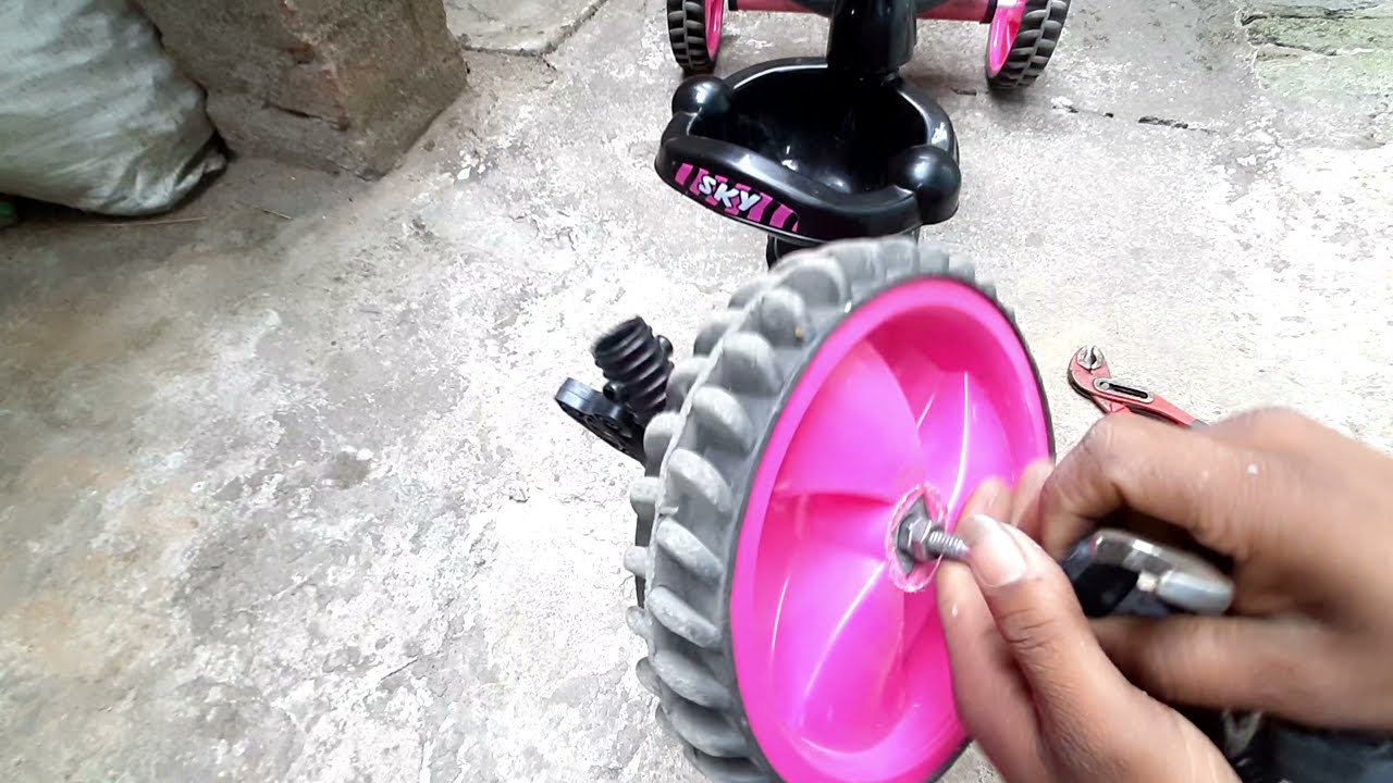Tricycle//How To Tricycle Make At Home/Kids Tricycle Repair Dash Panda Magic Unik Scootr Motocross..
