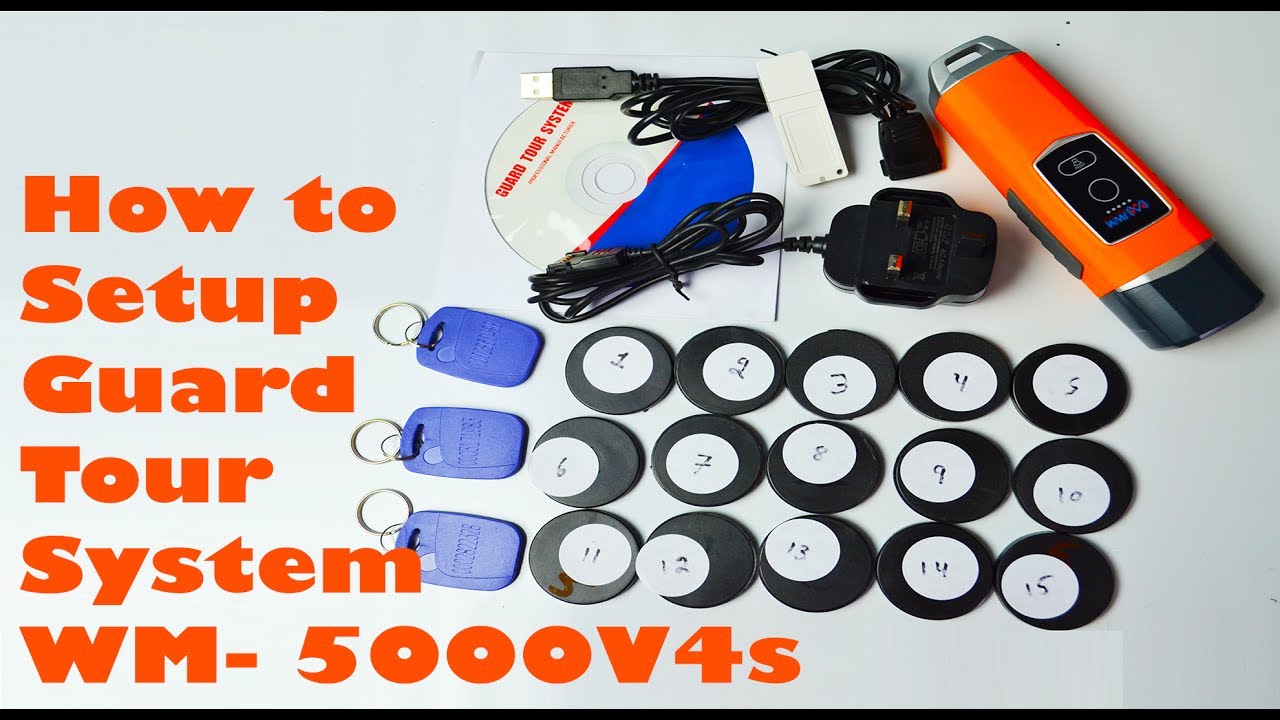 How to setup Guard Tour System WM-5000V4s (Vanguard 4s)