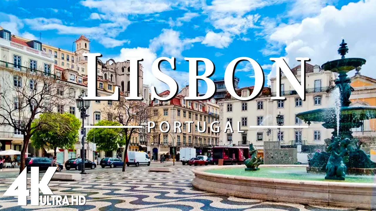 LISBON, PORTUGAL - Relaxing Music Along With Beautiful Nature Videos (4K Video Ultra HD)
