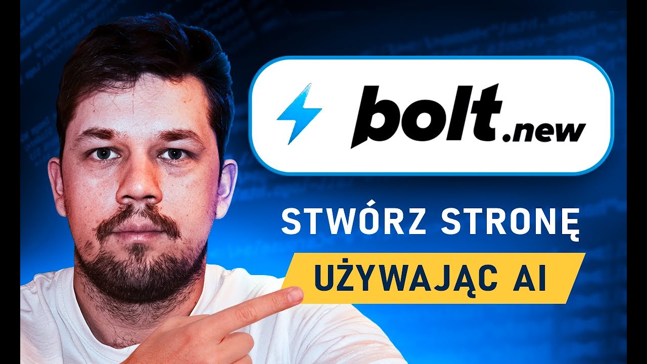 Jak Wykorzystać AI Do Stworzenia Strony Internetowej? (tutorial Bolt.new)
