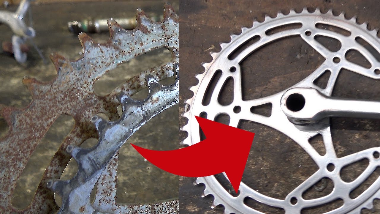 RUGGINE BICI COME TOGLIERLA - RESTAURO DI UNA VECCHIA BICI DA CORSA