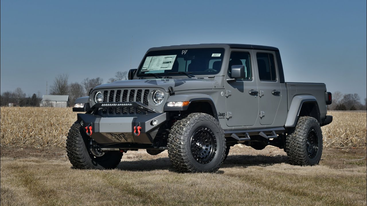 Sting-Gray! Lifted 2021 Jeep Gladiator by Rocky Ridge Trucks | 30017T