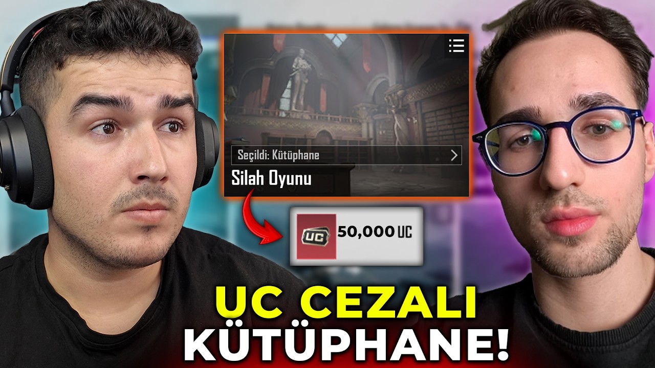 POWERTEACH 'E MEYDAN OKUDUM KÜTÜPHANEYE ÇAĞIRDIM! (UC CEZALI) PUBG MOBILE