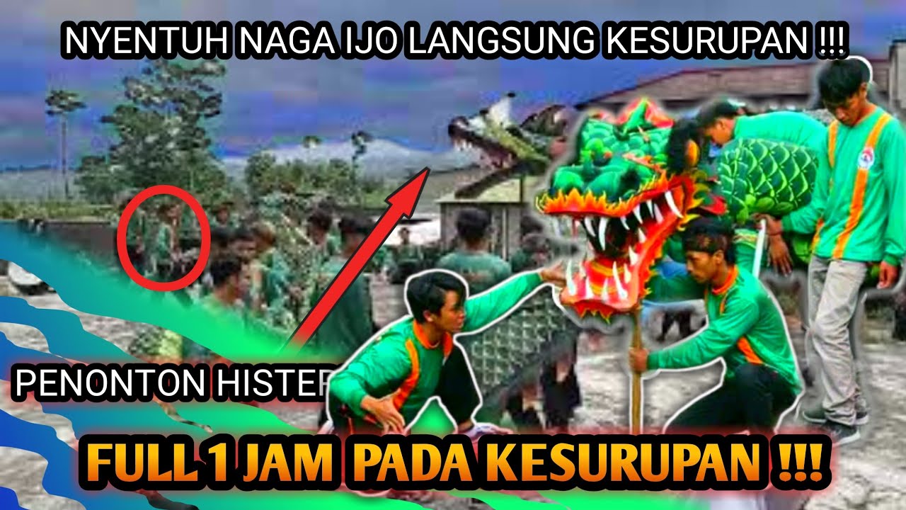 NYENTUH NAGA IJO LANGSUNG KESURUPAN !! KESENIAN LIONG ANTABOGA SENDANGSARI