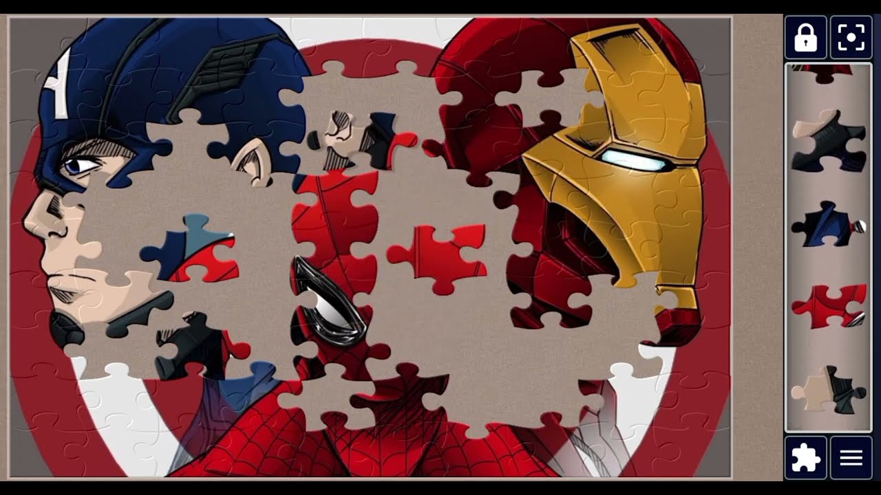 Legendary Heroes🏆: Marvel's Triple Play Jigsaw puzzle 💪🤜🧩//@jigsawart4512 
