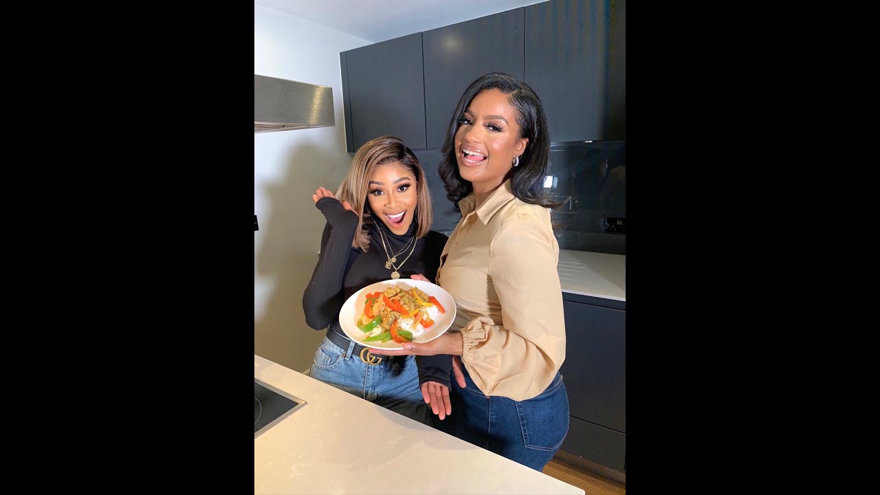 RUKKIE COOKS WITH MARIAM MUSA SAUTÉED STEAMED SEAFOOD TIGER PRAWNS  LOBSTER & BASMATI RICE