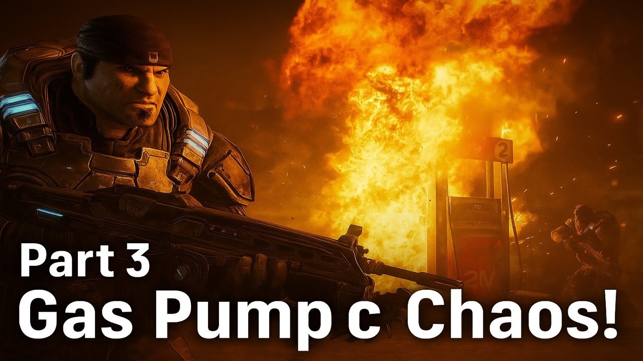 💥Gears of War Reloaded - Part 3 - Gas Pump Chaos - Playthrough on Playstation 5 Pro