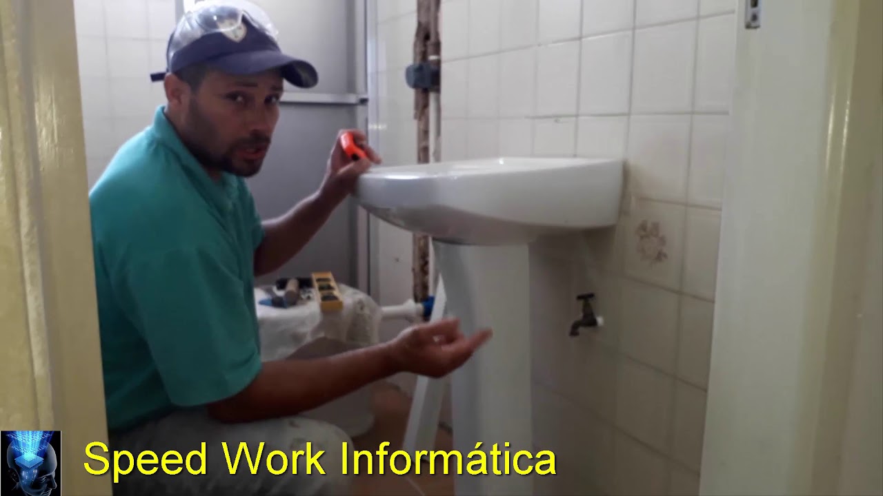 Lavatório de coluna é baixo saiba como instalar ele na altura desejada confiram