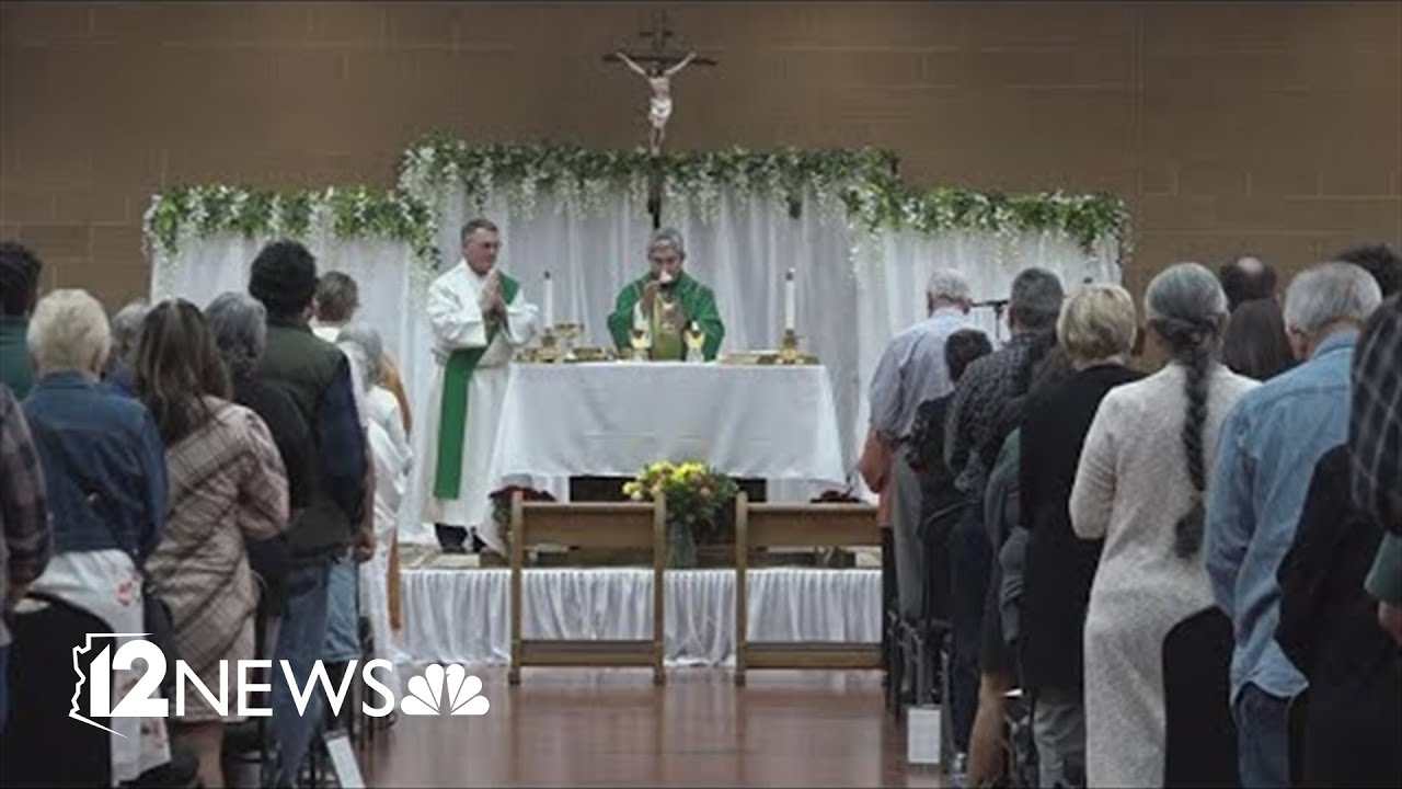 Catholic church in Casa Grande holds mass for first time since fire