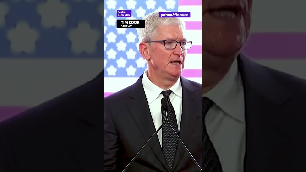 Apple CEO Tim Cook on Taiwan Semiconductor Manufacturing Company&rsquo;s $40 billion investment in Arizona