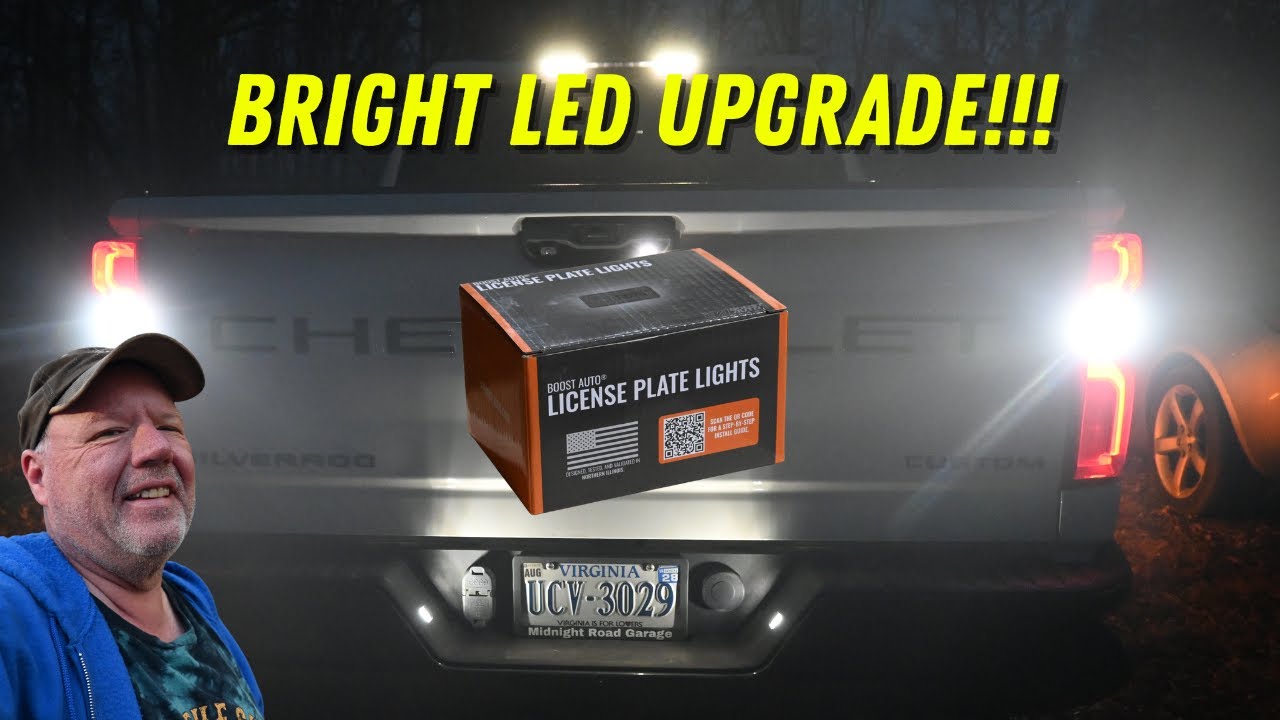 How To: Replace License Plate Bulb or Upgrade to LED Boost Auto Chevy GMC 2021 2500HD