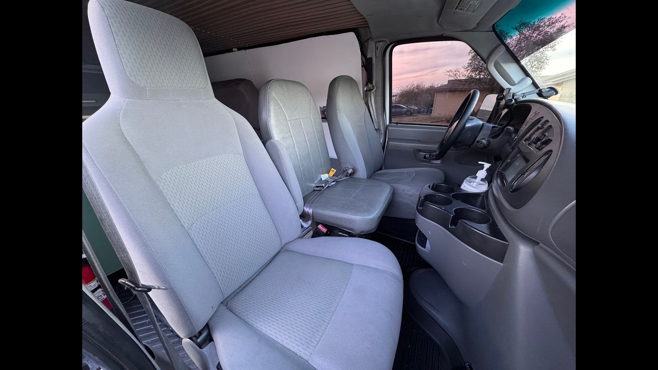 3 Captain&rsquo;s Chairs in a Ford Econoline?! How I Did It