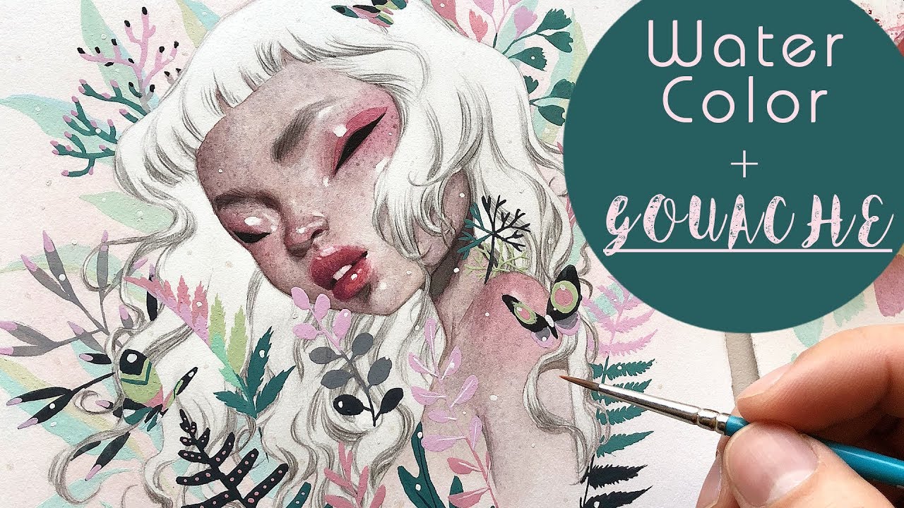 Last Snow // Watercolor + Gouache // Bao Pham