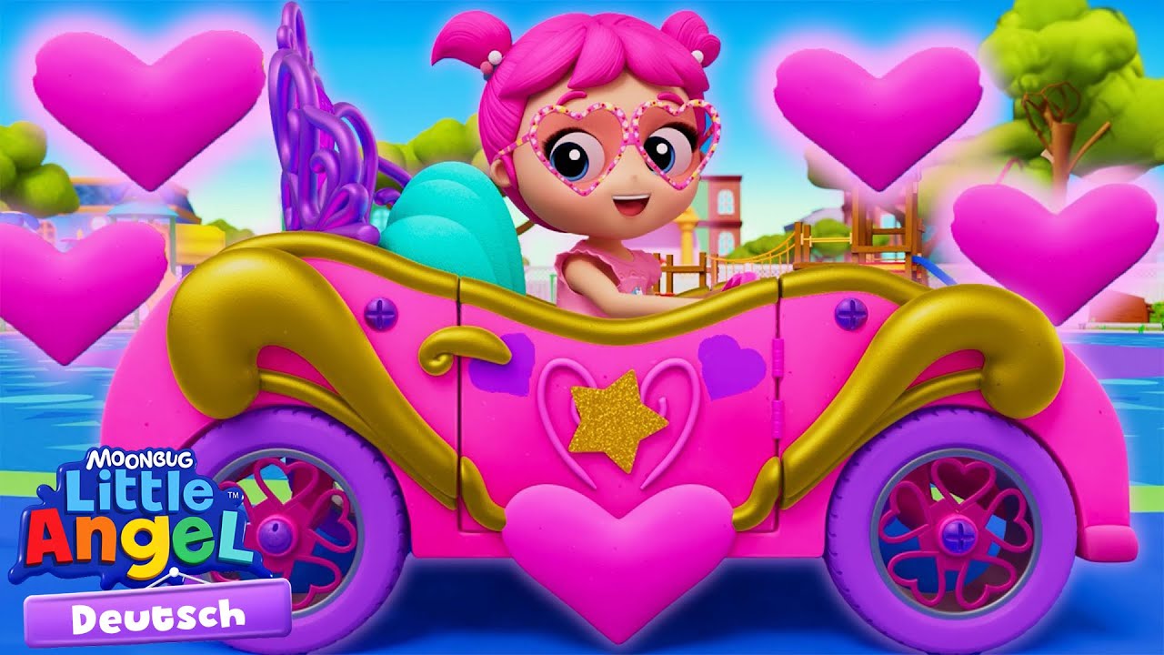 Mein pinkes Auto 🚗 Kinderlieder mit Jill | Little Angel Deutsch