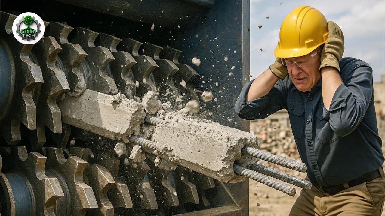 Extreme Dangerous Wood Chipper & Shredder Demolitions: Crushing Everything in Sight! #40