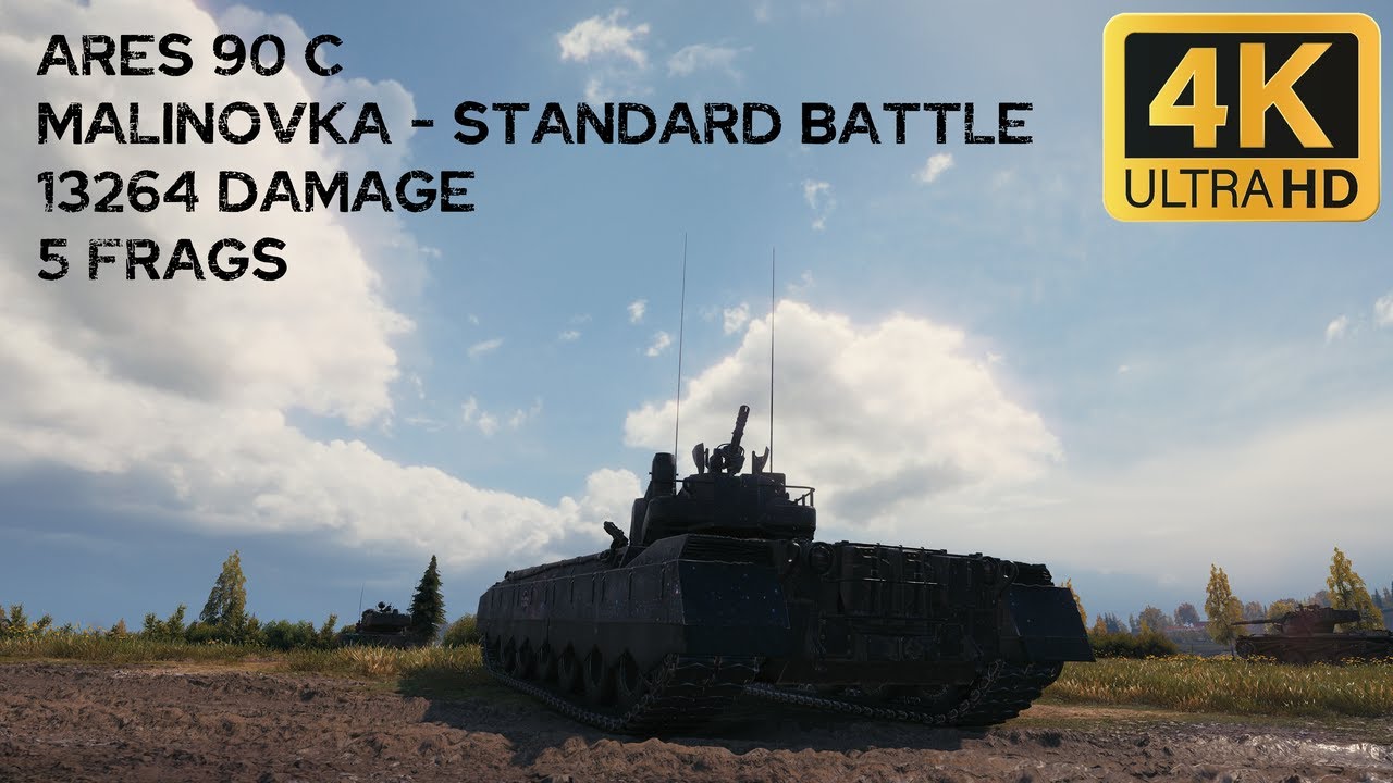 Ares 90 C 13,3k damage 5 frags on Malinovka - World of Tanks