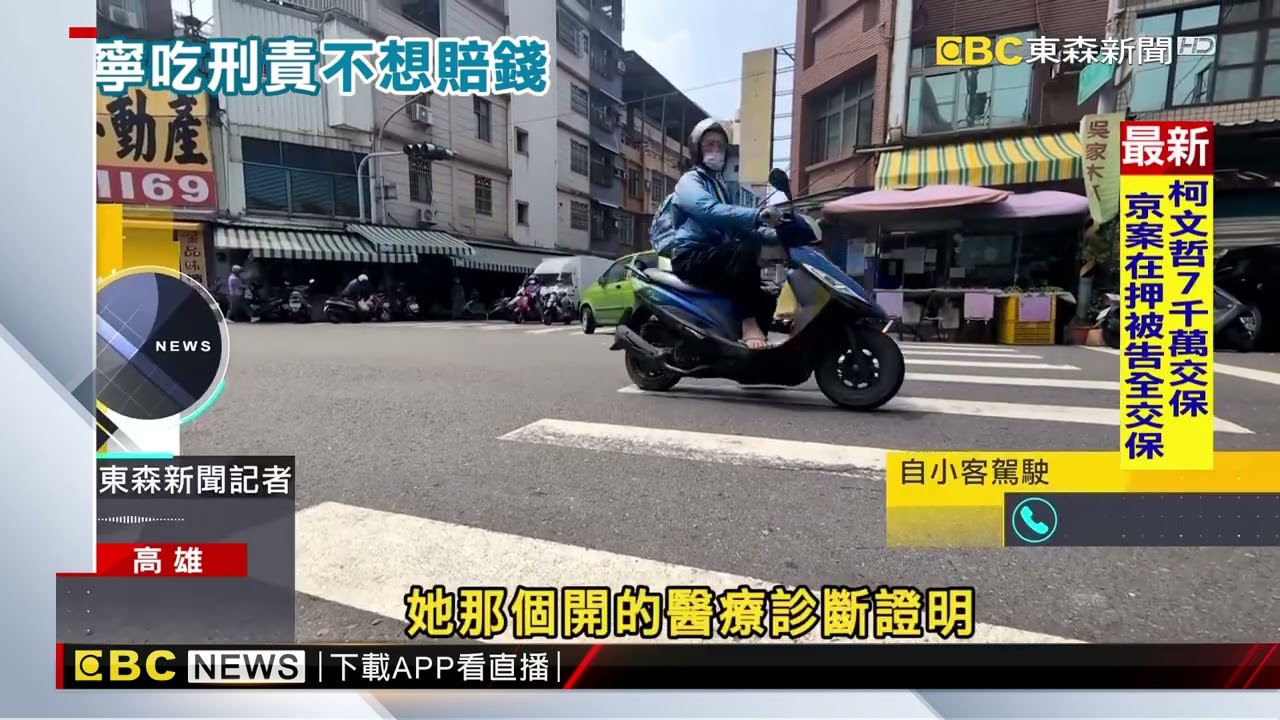 騎士違規撞轎車還求償38萬 駕駛寧被判刑不妥協@newsebc
