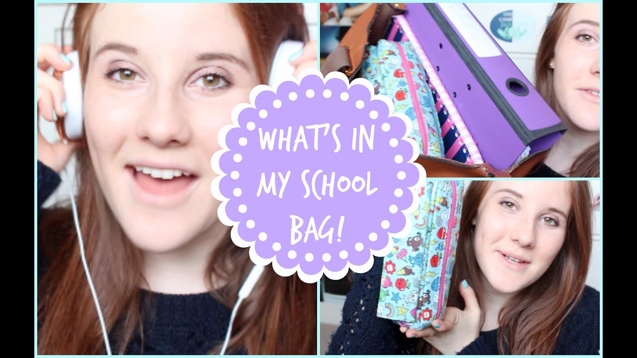 What's In My School Bag 2014!