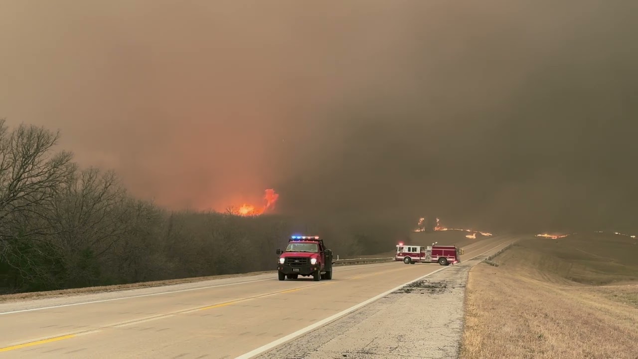 Cleveland, Oklahoma Wildfire (March 14th 2025)