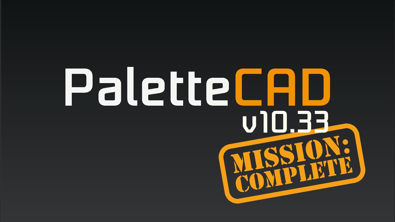 Was ist neu in Palette CAD Version 10.33?