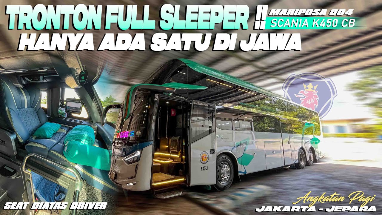 SENSASI NAIK BUS SLEPER PAGI HARI‼️- Trip Rimba Raya Premium Jakarta - Jepara