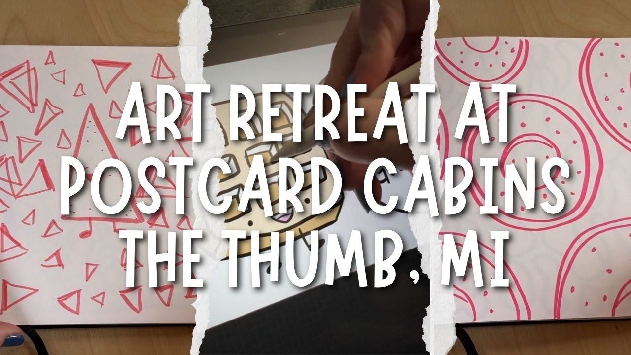 Solo Artist Retreat | Springtime Glamping at Postcard Cabins in The Thumb | Creativity in Nature