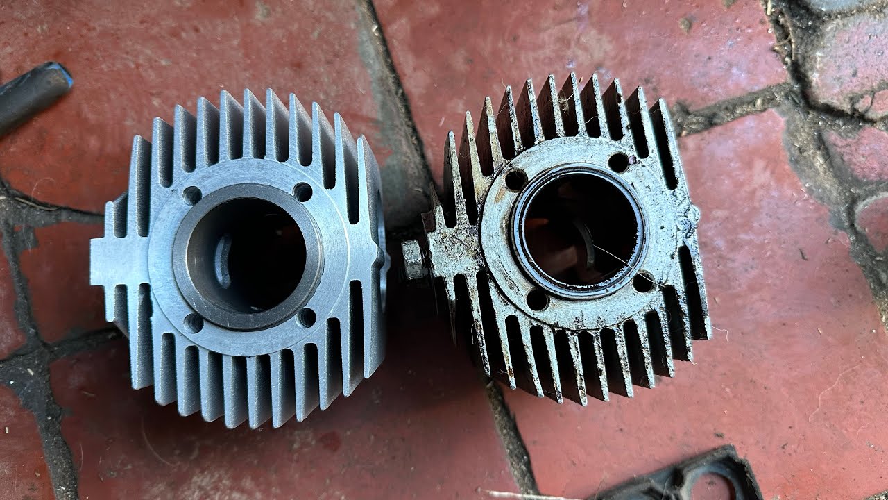 Jawa 50/21 výměna válce za nový 60 ccm