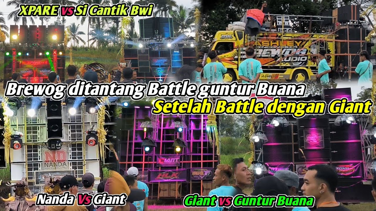 Ngeyel...‼️BREWOG Ditantang Battle Guntur Buana, Panas 🔥 XPare vs Si Cantik - Karnaval Sumberkunci