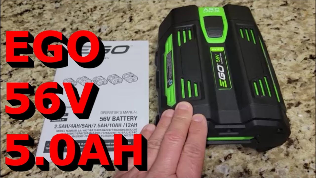 EGO Power+ BA2800T 56-Volt 5.0 Ah Battery with Upgraded Fuel Gauge