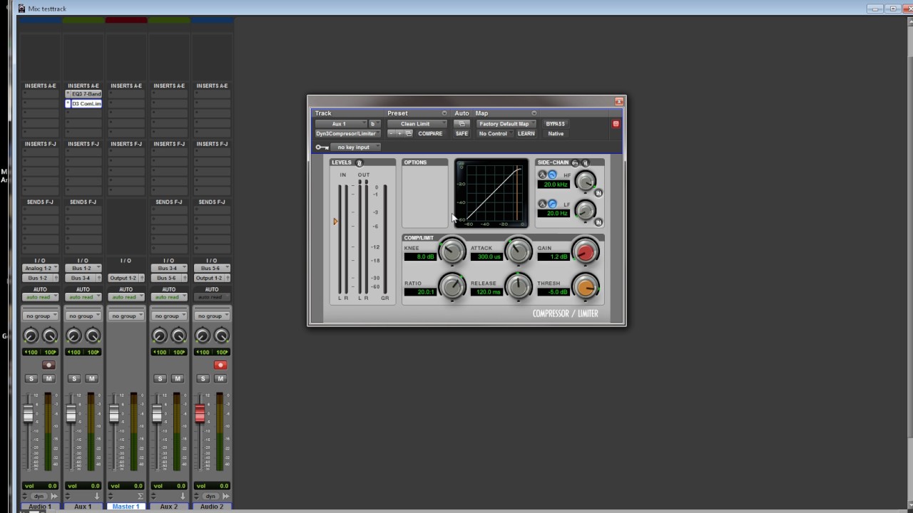 Mastering in Pro Tools (with stock plugins)