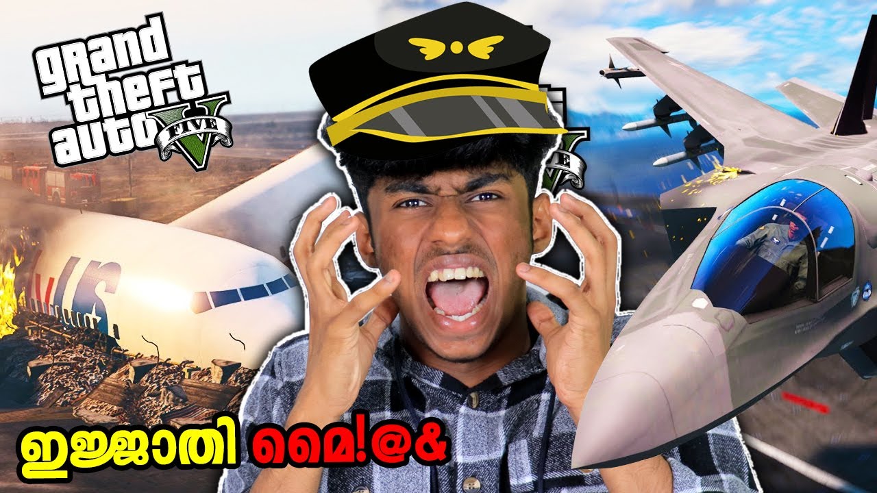 I BECAME CRAZY PILOT | GTA 5 | MALAYALAM
