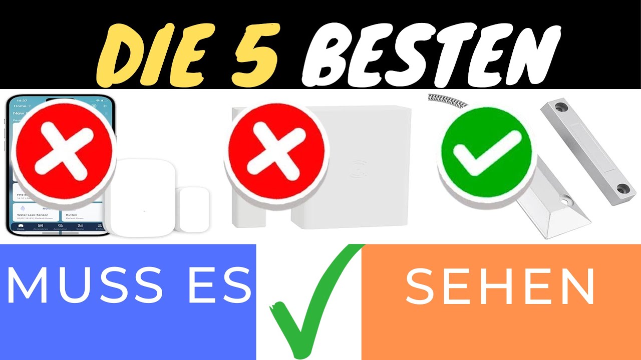 DIE 3 BESTEN ZIGBEE TÜRSENSOREN 2025 🔒🏠 | SICHERHEIT FÜR DEIN SMART HOME!