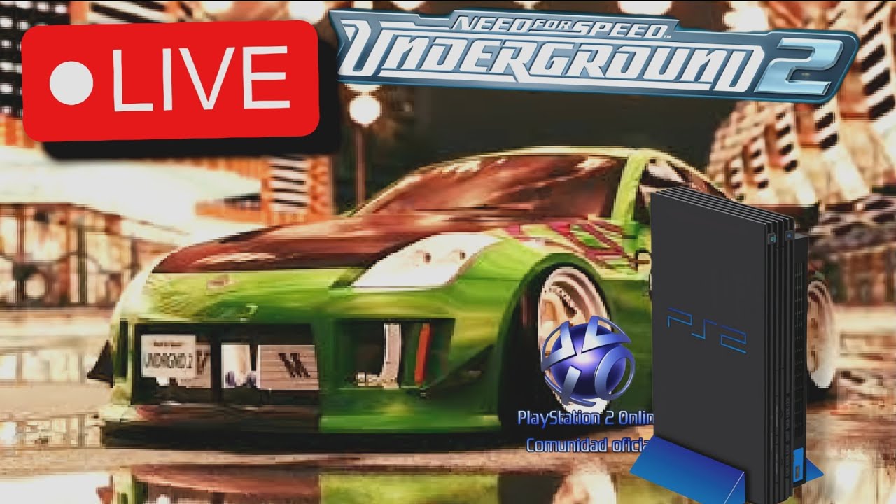 NFS Underground 2 Online - PS2 - AO VIVO