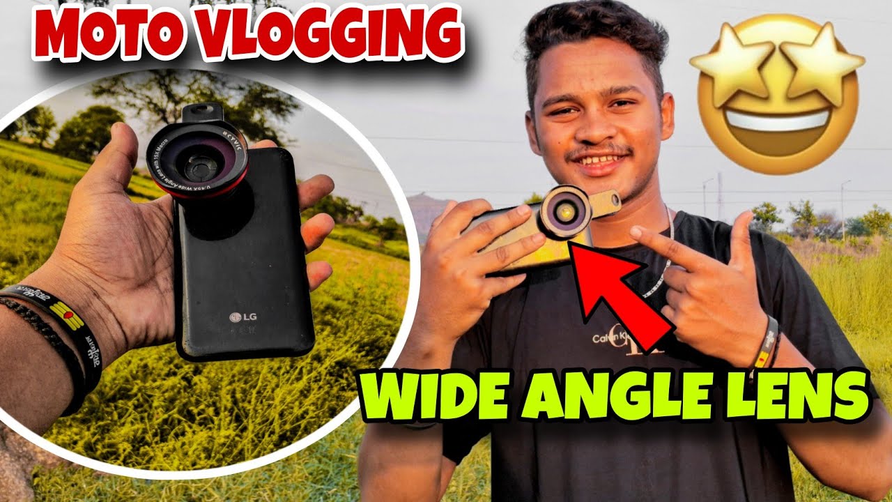 Best Wide Angle Lens For Phone Moto Vlog Setup😍|Skyvik Signi Ultra Wide Angle Lens🔥