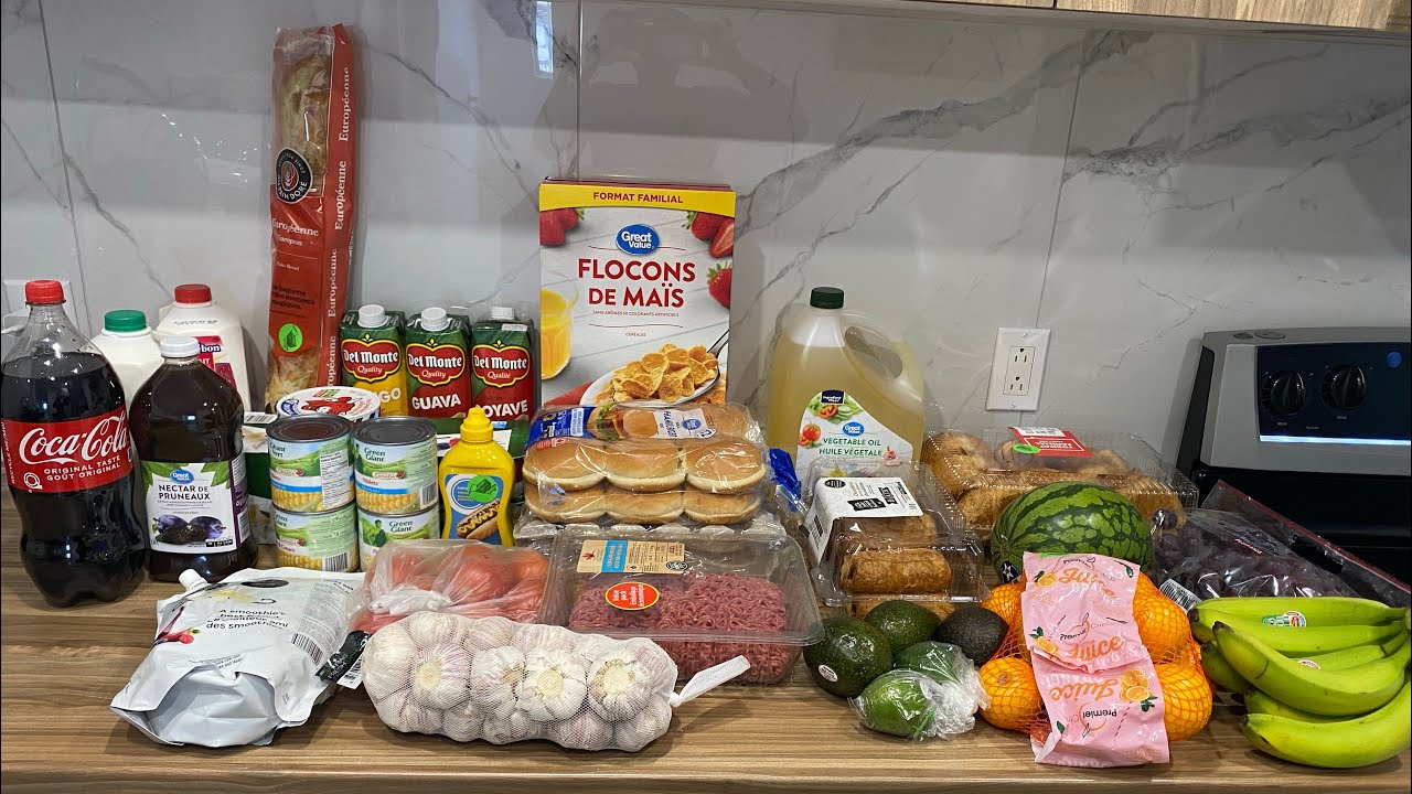 RETOUR DE COURSES + NETTOYAGE DU FRIGO ✨🌟Ma nouvelle vie au CANADA